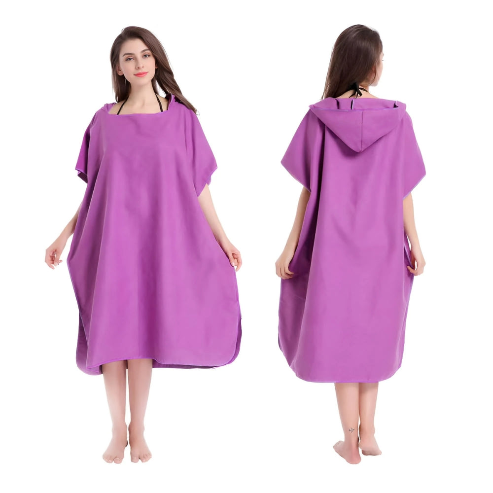 Quick-Dry Hooded Towel Robe