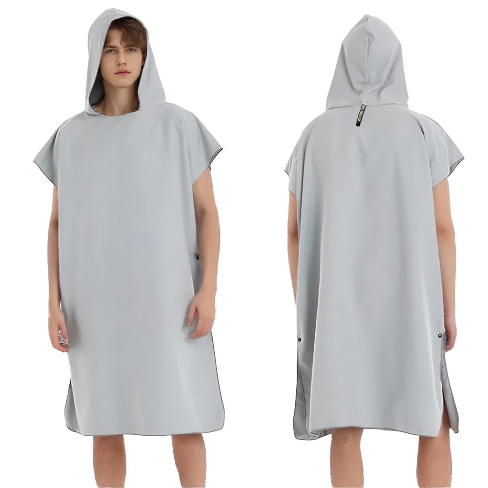 Quick-Dry Hooded Towel Robe