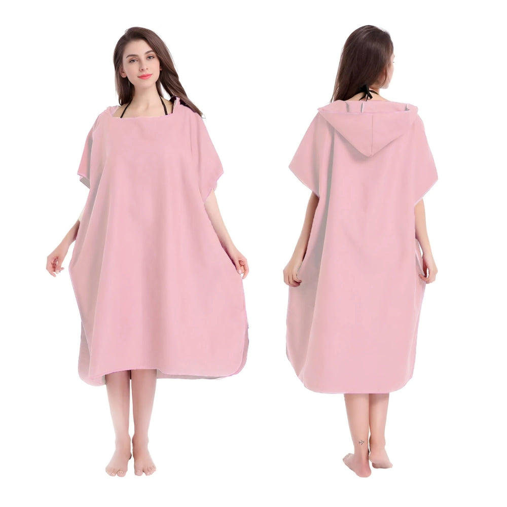 Quick-Dry Hooded Towel Robe
