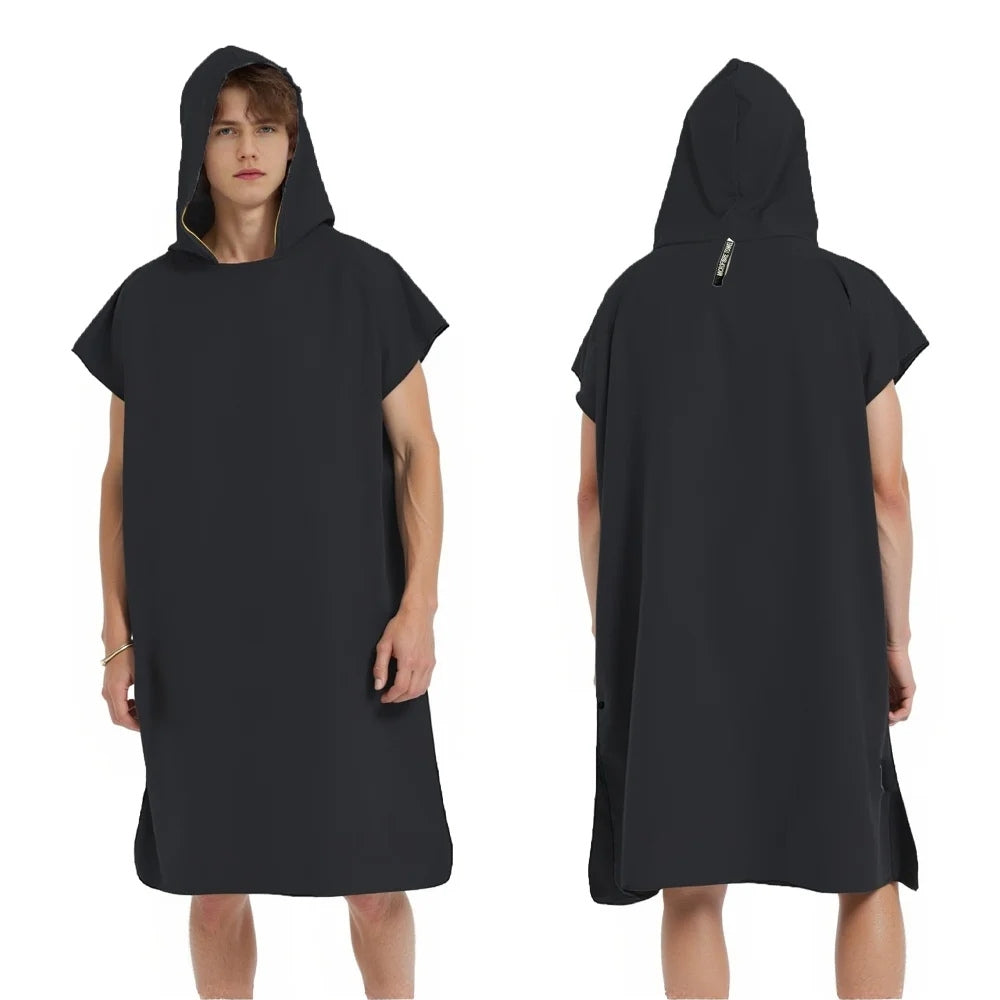 Quick-Dry Hooded Towel Robe